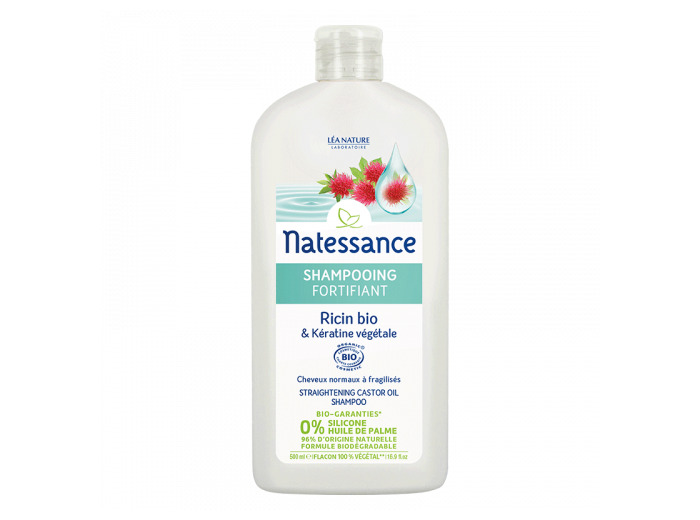 Shampooing Fortifiant Huile De Et Keratine Bio 500ml Natessance