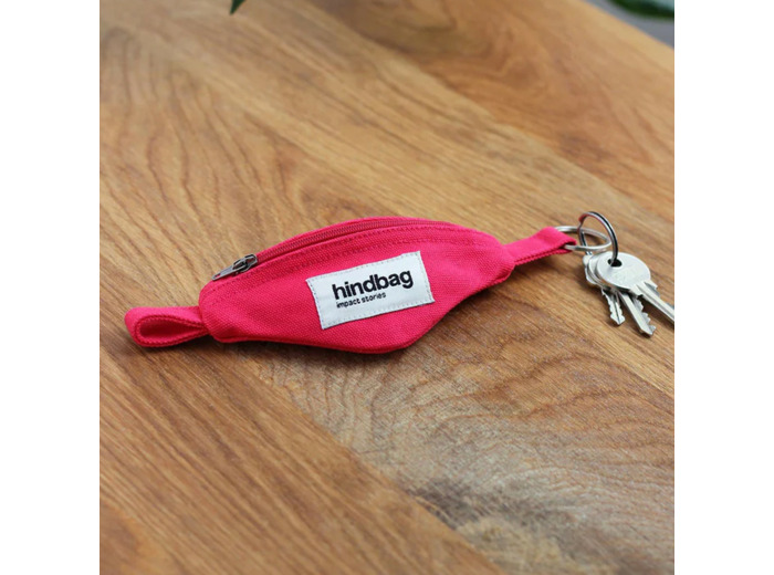 Hindbag Porte Clés Sac Banane Côme Holi Fushia