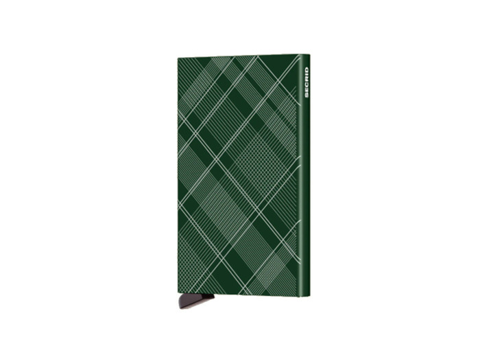 Secrid Porte-Carte Cardprotector Laser Tartan Green