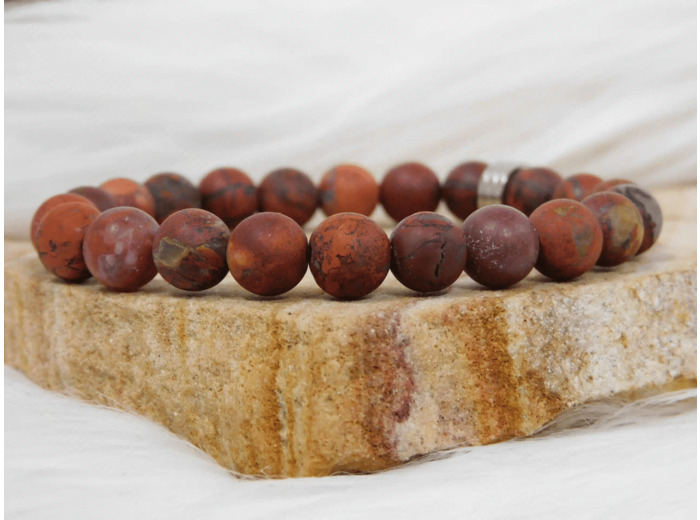 BRACELET JASPE ROUGE