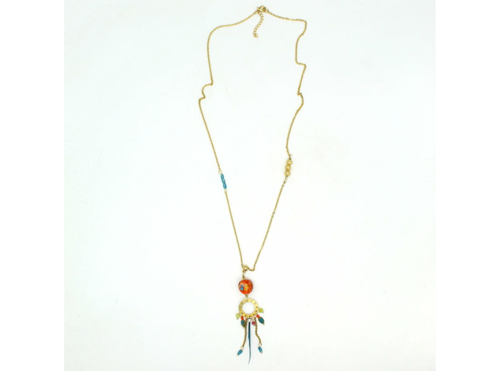 Collier plume PAPAYA