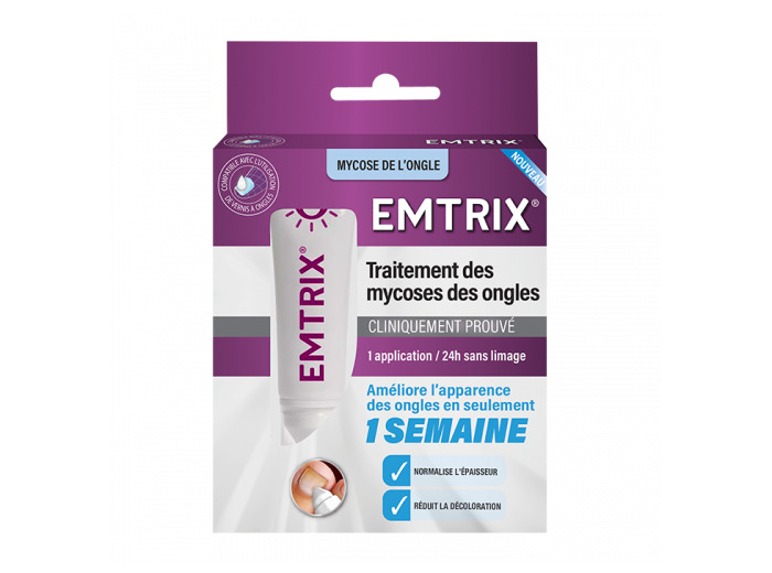 Traitement Mycose de l'ongle Stylo embout silicone 10ml Emtrix