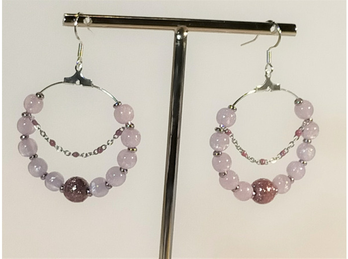 B.O. chaîne ton mauve/violet