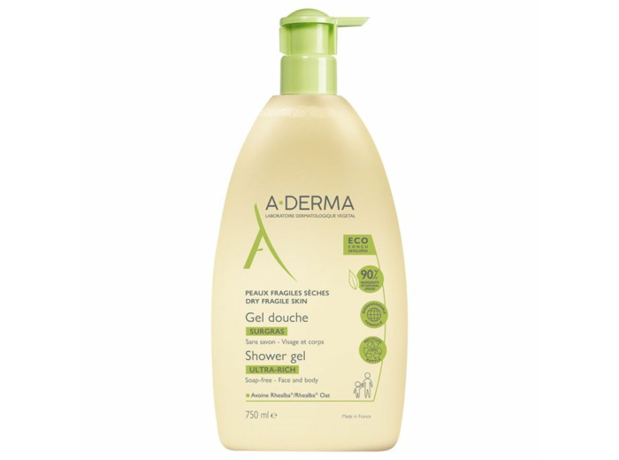 A-DERMA INDISP GEL DCH S/G FL750ML