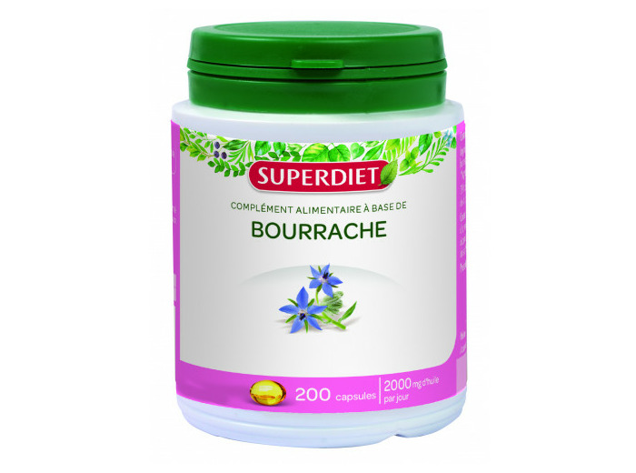 SUPERDIET BOURRACHE B CAPS 200