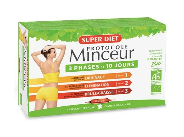 Protocole Minceur 30 Ampoules Superdiet