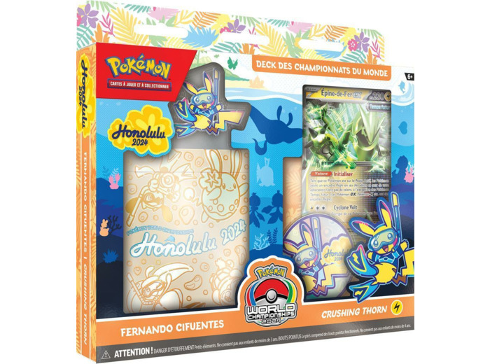 Pokémon : Deck des championnats du monde 2024 Crushing Thorn