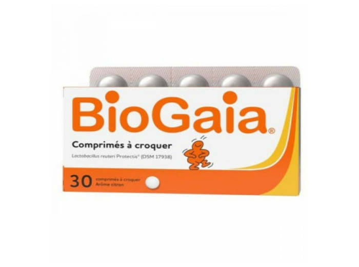 Comprimes A Croquer X30 Arome Citron Biogaia