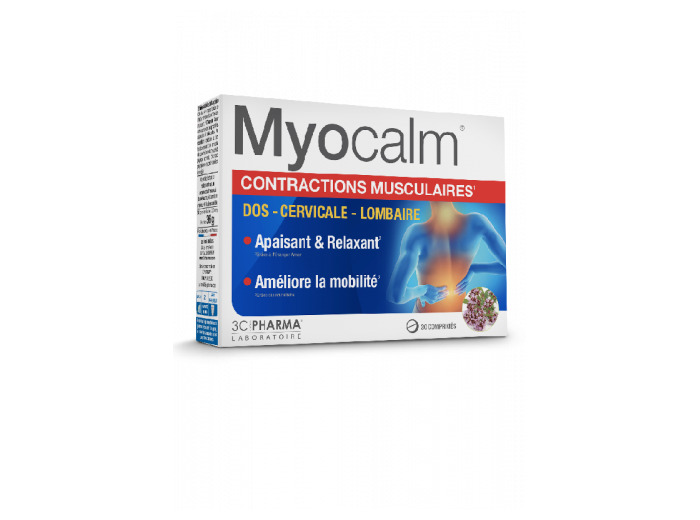 Myocalm Contractions Musculaires 30 Comprimes 3C Pharma