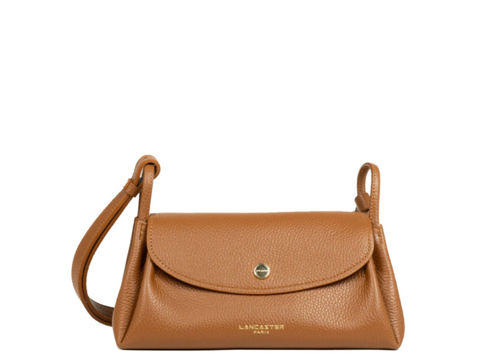 Lancaster Accordéon Double Sac Trotteur 470-88 Camel-In-Orange