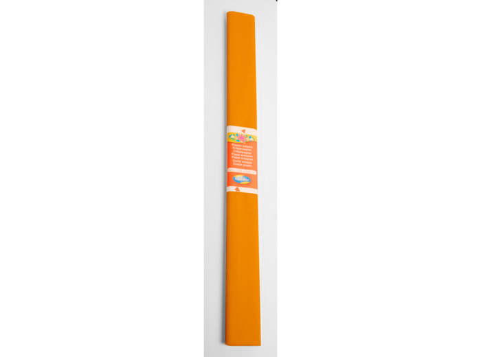 Rouleau de papier crépon - Orange
