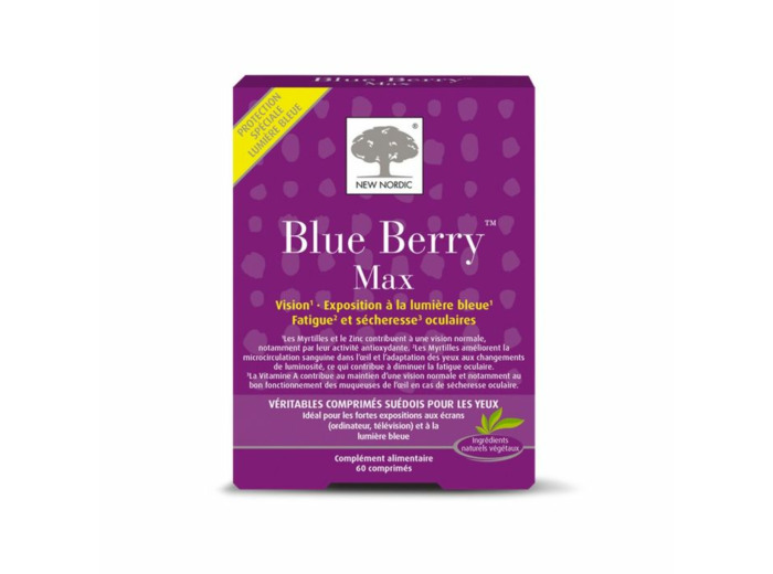 Blue Berry Max 60 Comprimes New Nordic