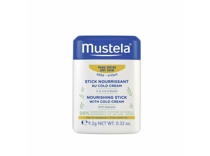 Stick Nourrissant Au Cold Cream Levres Et Pommettes 9.2g Peaux Seches Mustela