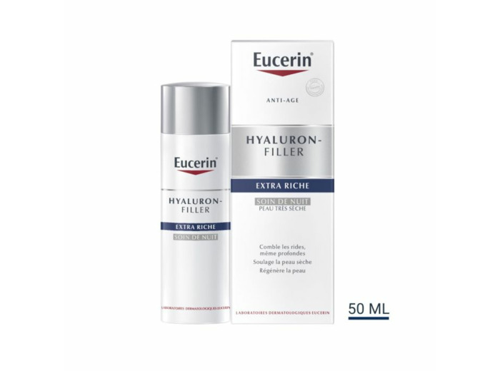 Soin De Nuit 50ml Hyaluron-Filler Extra Riche Eucerin