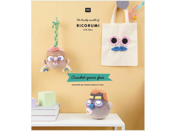Livre Crochet Your Face Ricorumi, Rico Design