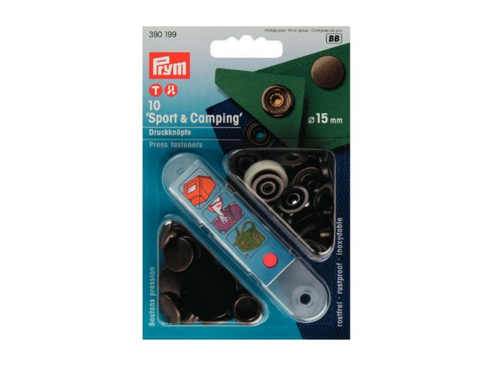 Boutons pressions laiton antique Sport & Camping Prym