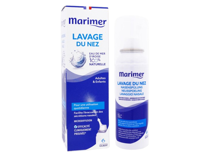 Spray Hygiene Nasale 100ml Spray Nasal Nez encombré et nez sec Marimer