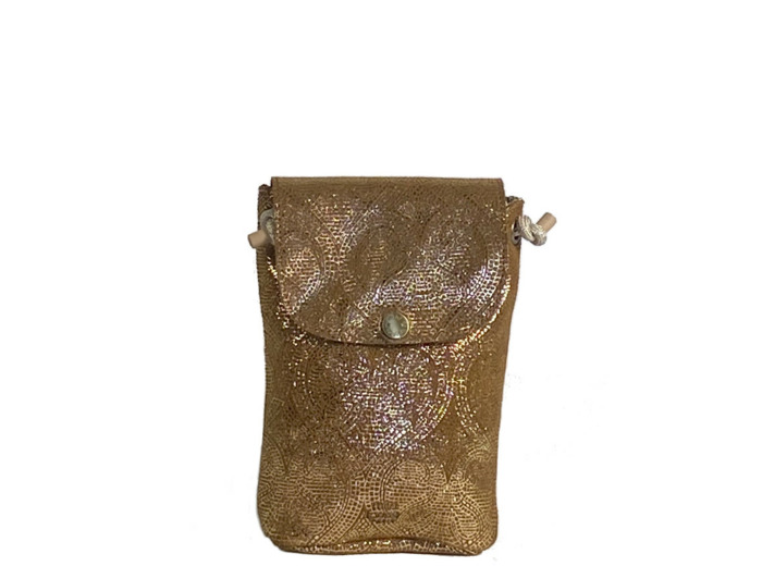 Mila Louise Roel MXX Pochette Smartphone Camel