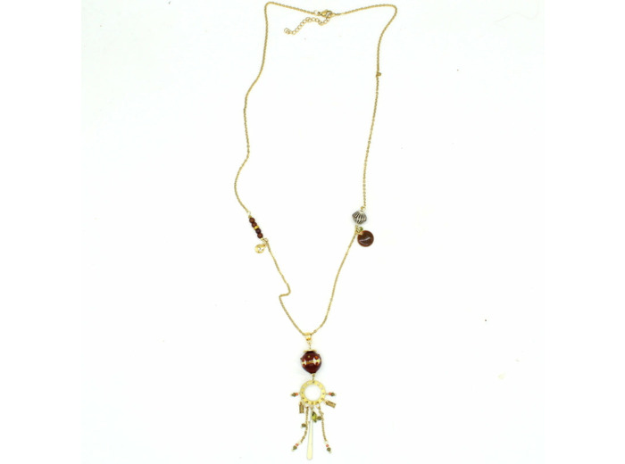 Collier long pampilles Soryne