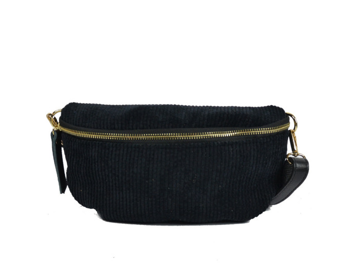 Farfouillette Sac Banane Velours 2943 Noir