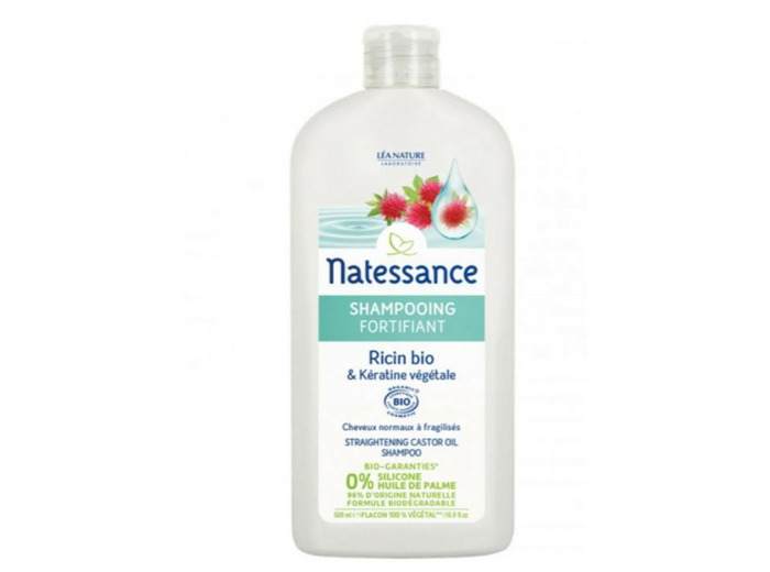 Shampooing Fortifiant Huile De Et Keratine Bio 500ml Natessance