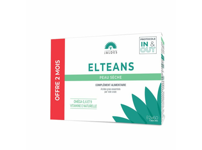 Omega 3,6,9 2x60 capsules Elteans Peau seche Jaldes