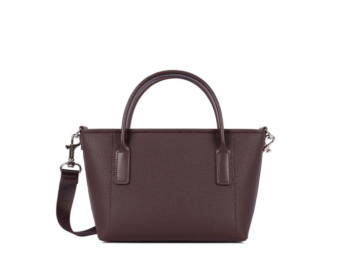 Lancaster Maya Double Kba Sac A Main 517-101 Bordeaux Foncé