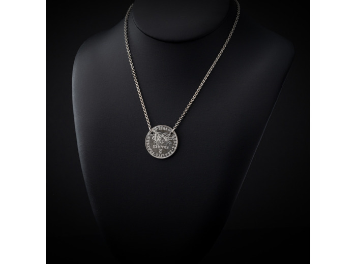Collier pièce 2 Francs