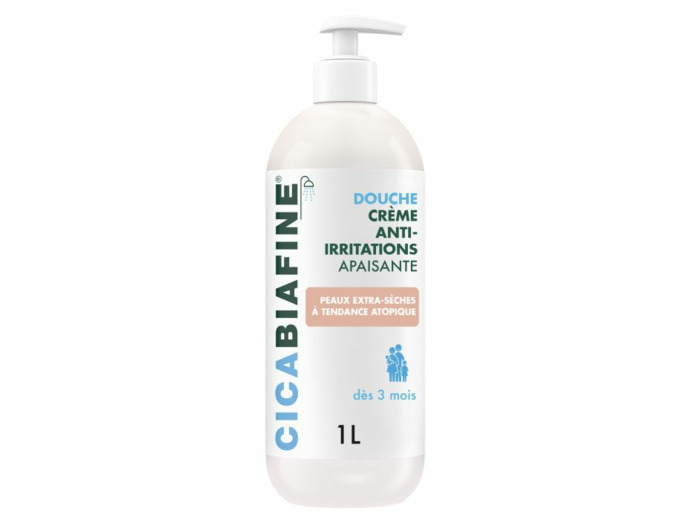 Crème Douche Anti-Irritations Hydratante Flacon-Pompe 1L Cicabiafine Biafine