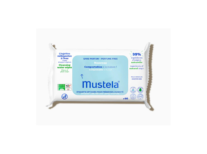 MUSTELA LINGETTES NETT COMPOST S/PARF 60
