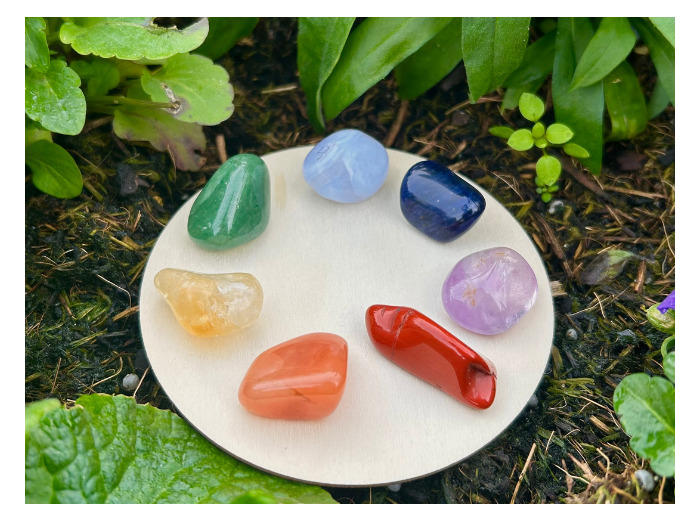 KIT 7 CHAKRAS PIERRES ROULÉES