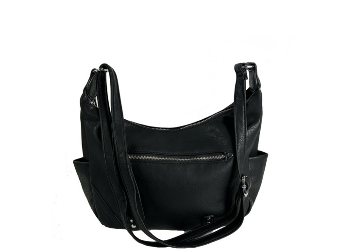 Farfouillette Sac Besace Aux Détails Métalliques Noir