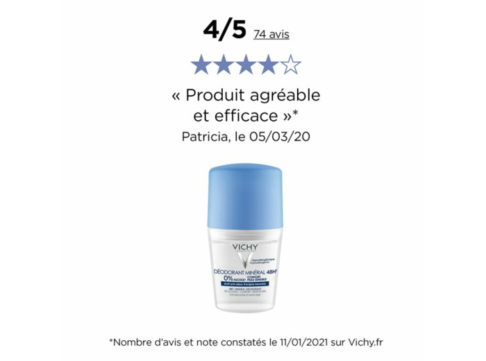 VICHY DEO BILLE 48H 50ML