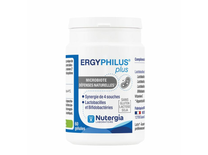 Microbiote Plus 60 Gélules Ergyphilus Nutergia