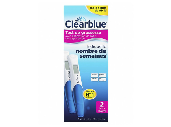 Tests de grossesse ultra précoce x2 Clear Blue