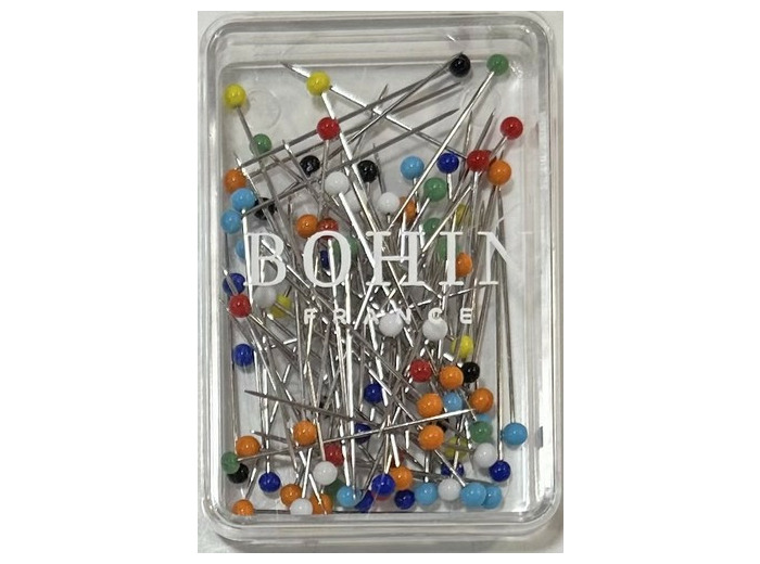 Épingles tête de verre Bohin