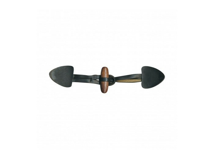 Brandebourg simili cuir noir