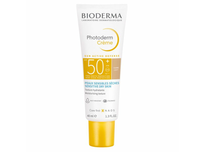 Crème teintée claire SPF50+ 40ml Photoderm Peaux sensibles sèches Bioderma