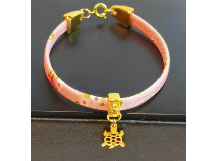 Bracelet liberty doré/rose/tortue