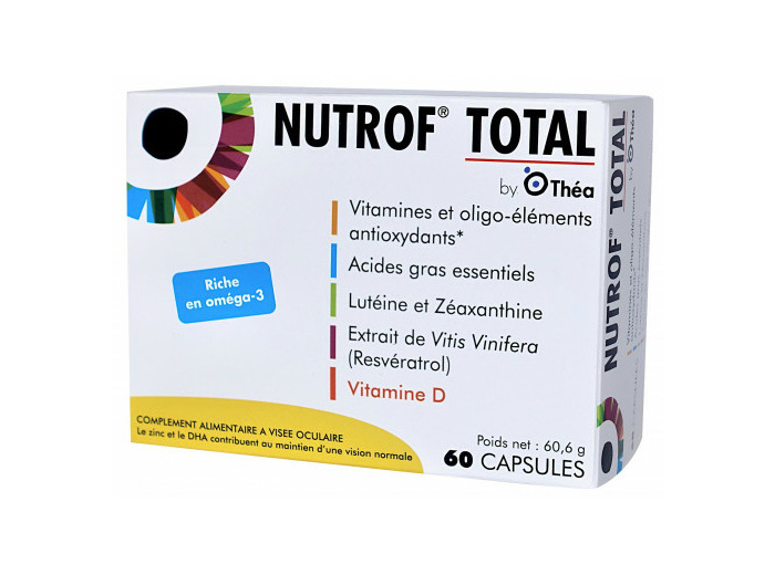 Nutrof Total Visée oculaire 60 Capsules Thea