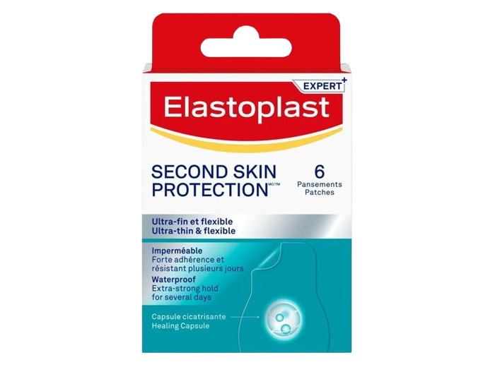 ELASTOPLAST PANS SECOND SKIN HYDROCOLL 6
