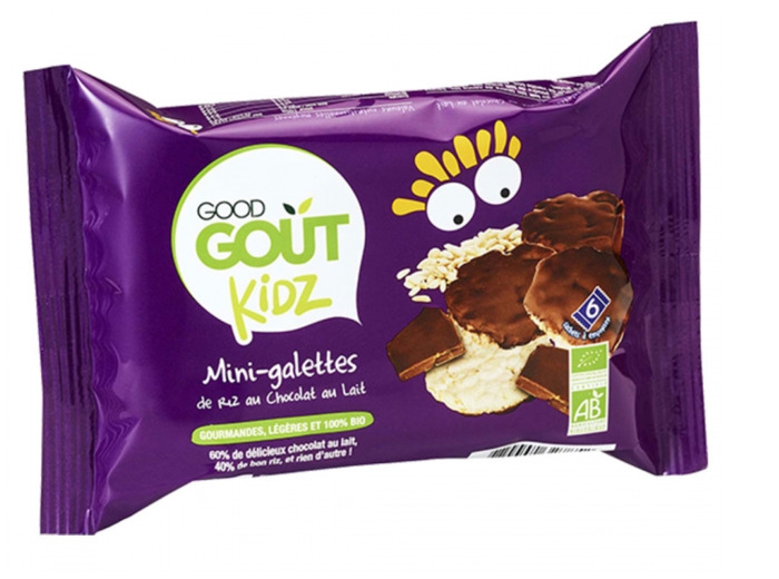 GOOD GOUT MINI-GALETTE DE RIZ MYRTILLE40G