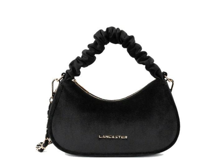 Lancaster Velvet Matelassé Sac A Main 518-018 Noir