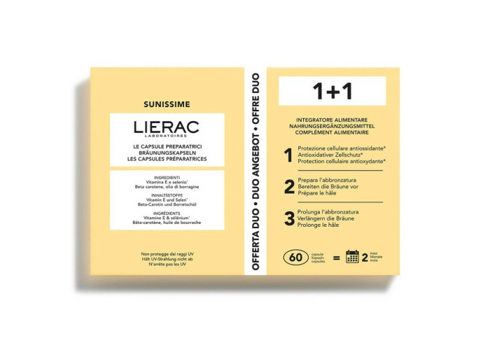 LIERAC SUNISSIME PREPA 2X30CPAS