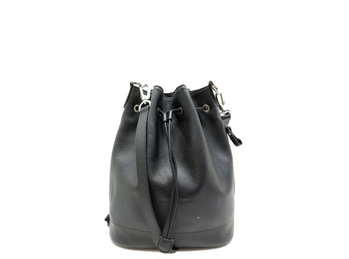 Longchamp Le Foulonné Sac Seau M Noir