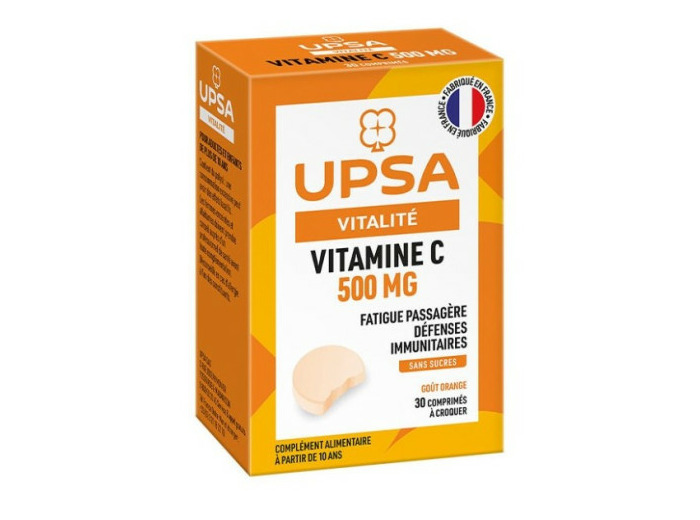 VIT C UPSA 500MG BT30 CPR