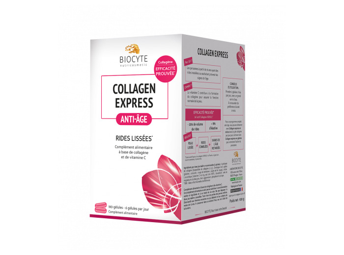 Collagen Express 180 Gelules Biocyte