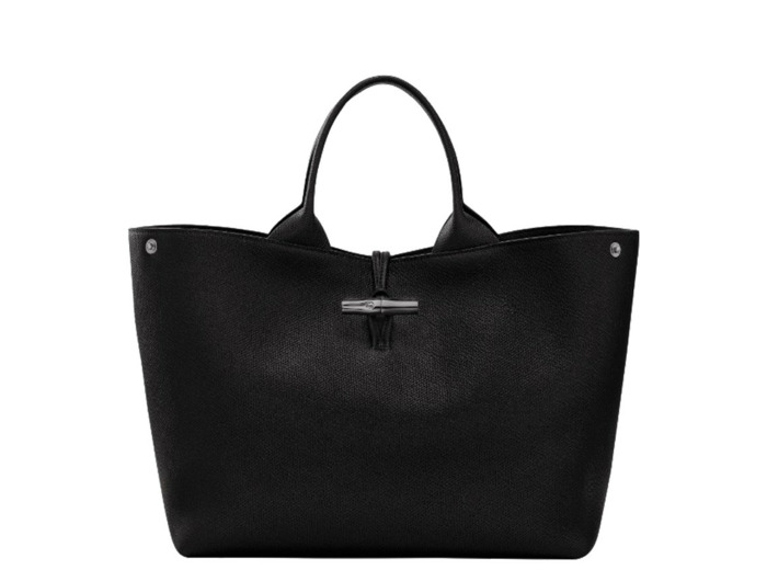 Longchamp Roseau Sac Porté Main L Noir