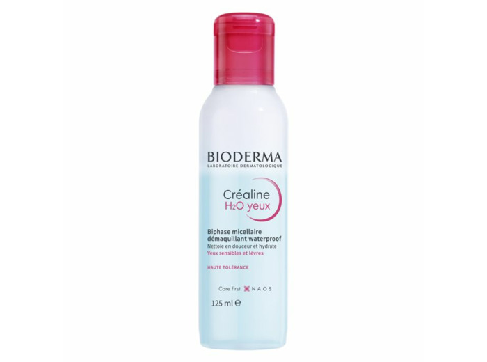 Biphase micellaire démaquillant waterproof 125ml Crealine H2O Yeux Bioderma