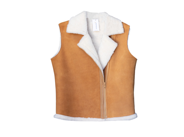Gilets au peau de mouton Femme